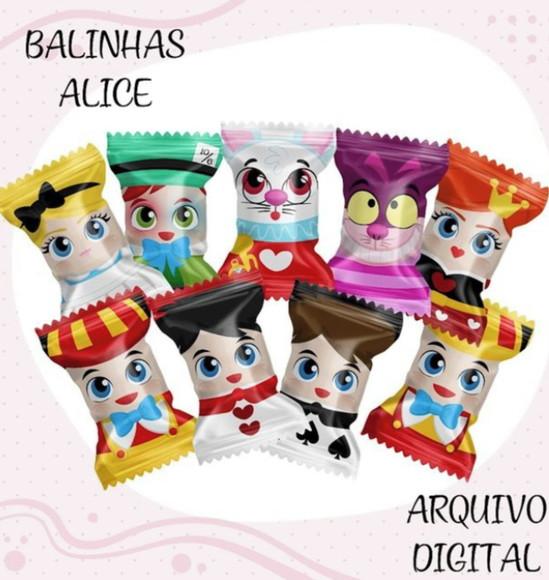 Arquivo Digital - Balas Personalizadas - Alice
