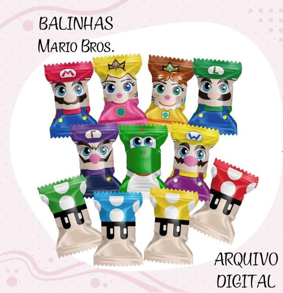 Arquivo Digital - Balas Personalizadas - Mario Bros 02