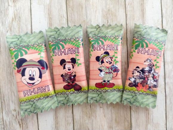 Arquivo Digital - Balas Personalizadas - Mickey Safari