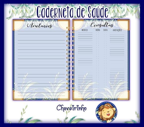 Arquivo Digital - Caderneta da Saude - Leãozinho Azul