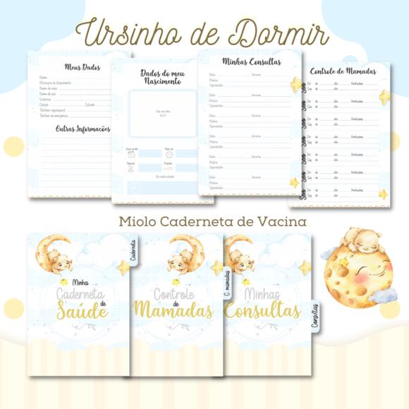 Arquivo Digital - Caderneta da Saude - Ursinho de Dormir