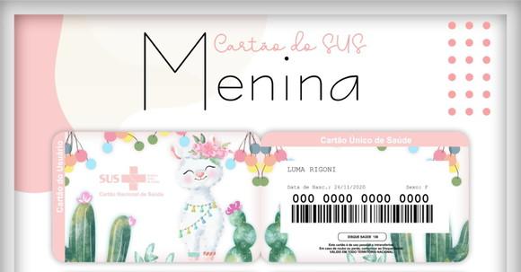 Arquivo Digital - Caderneta da Vacina - Lhama Menina