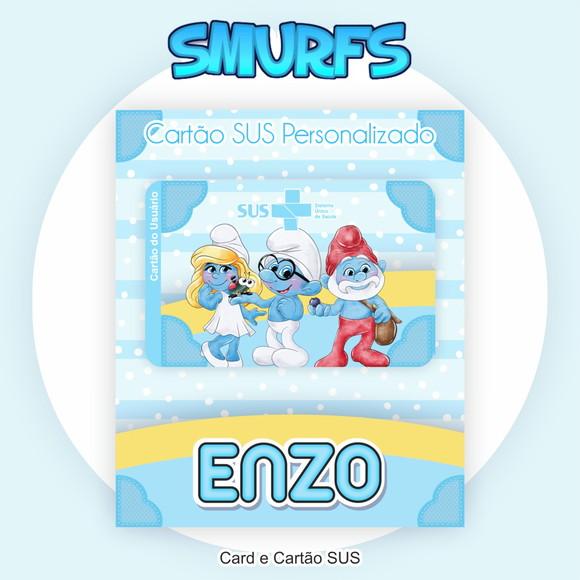 Arquivo Digital - Caderneta da Vacina - Smurfs