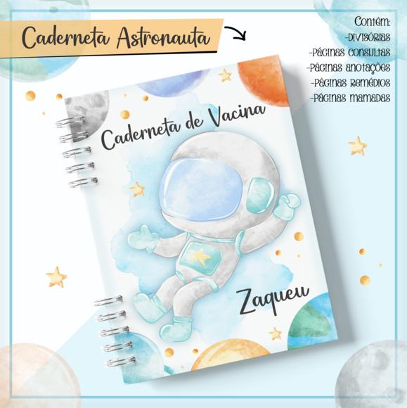 Arquivo Digital - Caderneta de Vacina - Astronauta Menino