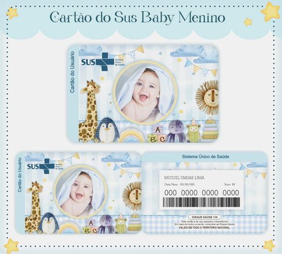 Arquivo Digital - Caderneta de Vacina - Baby Foto Menino