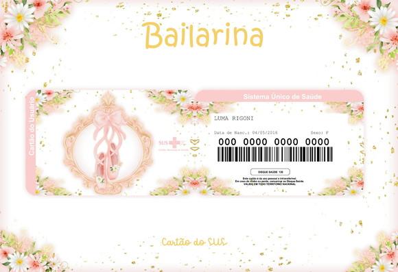 Arquivo Digital - Caderneta de Vacina - Bailarina 03