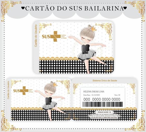 Arquivo Digital - Caderneta de Vacina - Bailarina Black
