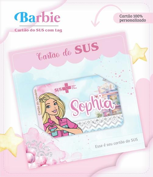 Arquivo Digital - Caderneta de Vacina - Barbie + Cartao