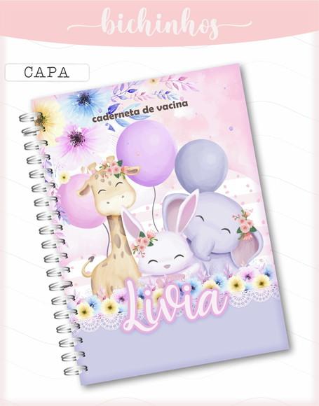 Arquivo Digital - Caderneta de Vacina - Bichinhos + Cartao