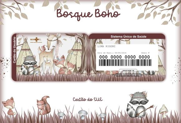 Arquivo Digital - Caderneta de Vacina - Bosque Boho