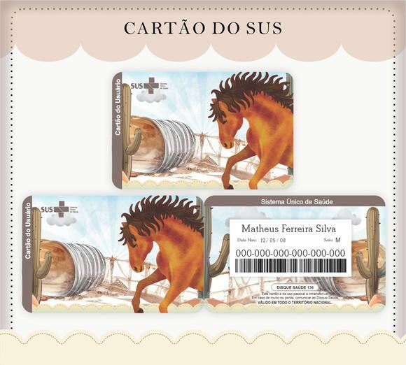 Arquivo Digital - Caderneta de Vacina - Cavalos + Cartao