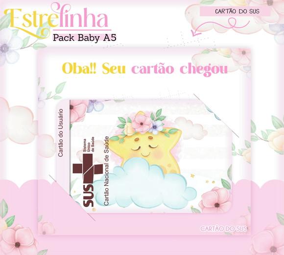 Arquivo Digital - Caderneta de Vacina - Estrelinha Menina