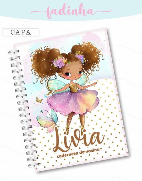 Arquivo Digital - Caderneta de Vacina - Fadinha 02 + Cartao