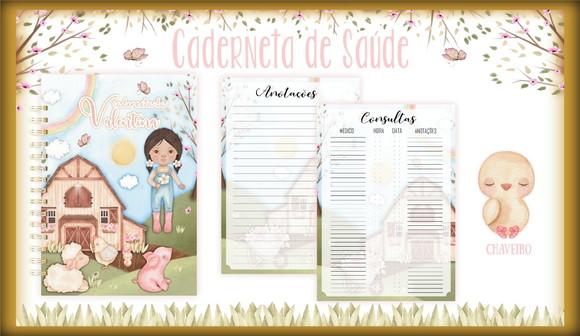 Arquivo Digital - Caderneta de Vacina - Fazendinha Menina 02