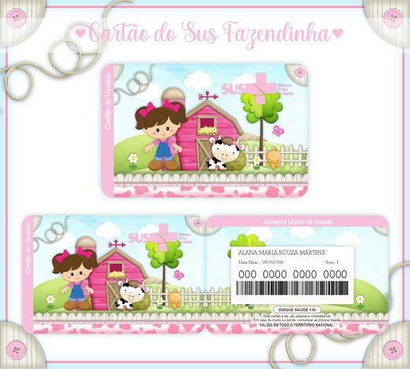 Arquivo Digital - Caderneta de Vacina - Fazendinha Menina 03