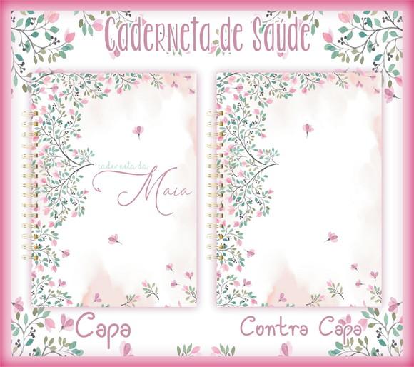 Arquivo Digital - Caderneta de Vacina - Floral 002