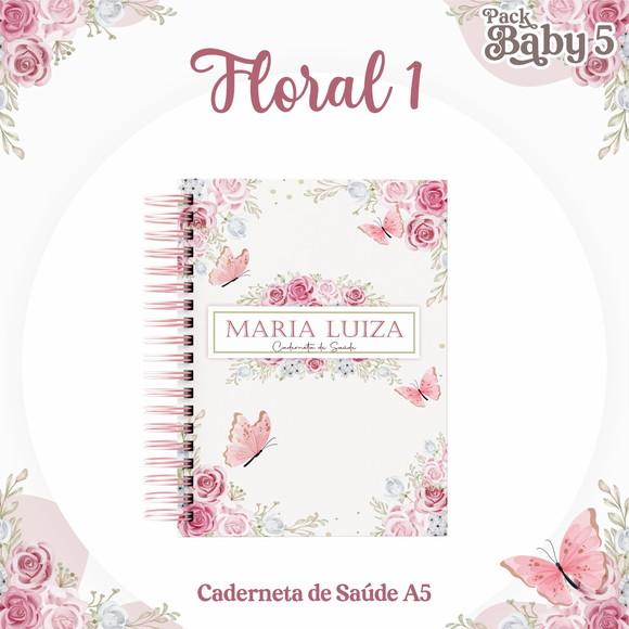 Arquivo Digital - Caderneta de Vacina - Floral 01