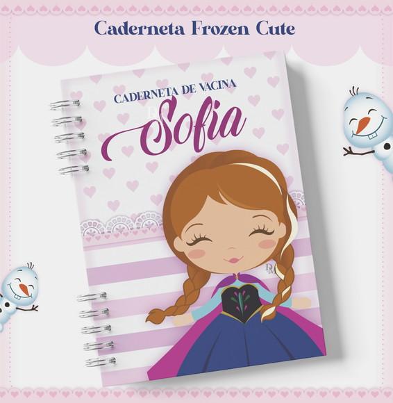 Arquivo Digital - Caderneta de Vacina - Frozen Cute (ana)