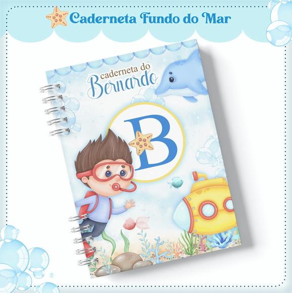 Arquivo Digital - Caderneta de Vacina - Fundo do Mar Azul 03