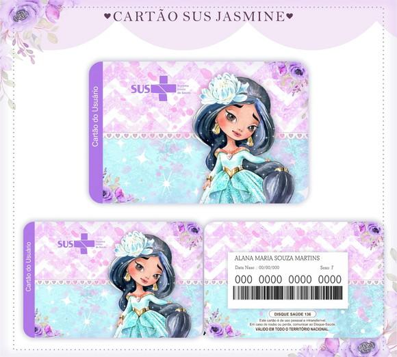 Arquivo Digital - Caderneta de Vacina - Jasmine + Cartao
