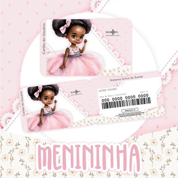 Arquivo Digital - Caderneta de Vacina - Menina Negra