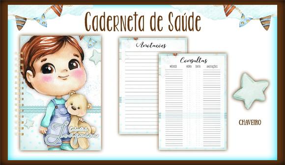 Arquivo Digital - Caderneta de Vacina - Menino com Ursinho