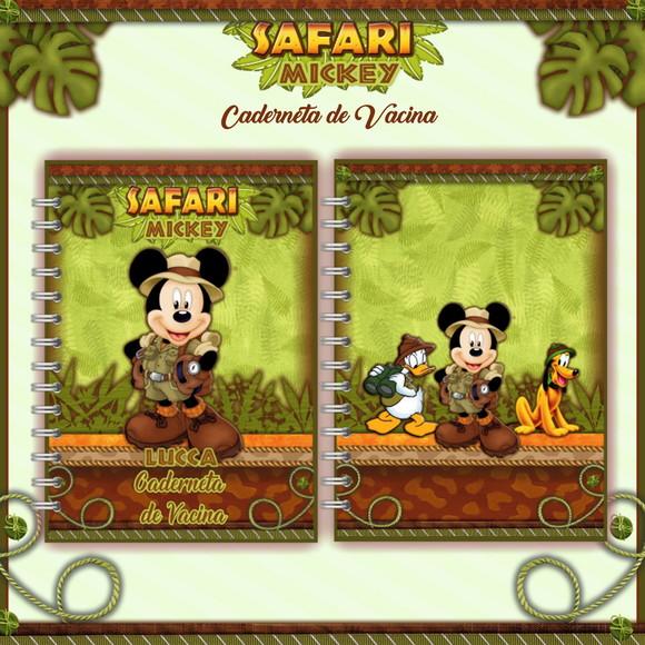 Arquivo Digital - Caderneta de Vacina - Mickey Safari