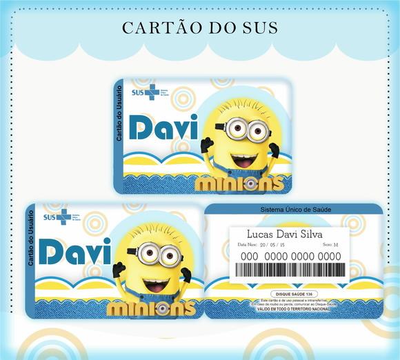 Arquivo Digital - Caderneta de Vacina - Minions