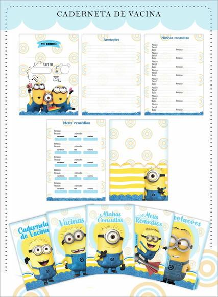 Arquivo Digital - Caderneta de Vacina - Minions