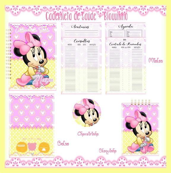 Arquivo Digital - Caderneta de Vacina - Minnie Baby 04