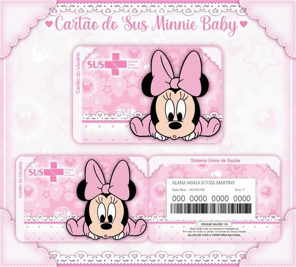 Arquivo Digital - Caderneta de Vacina - Minnie Baby 02