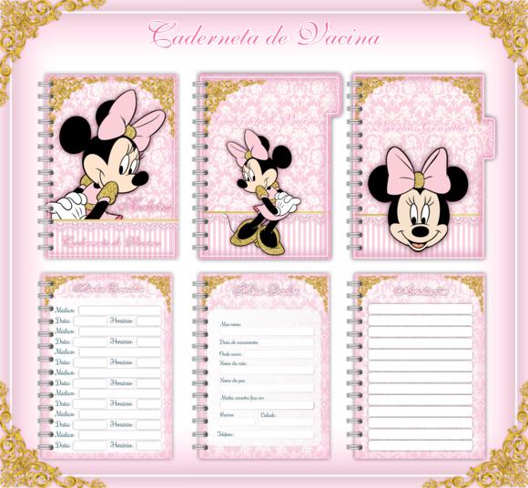 Arquivo Digital - Caderneta de Vacina - Minnie Rosa
