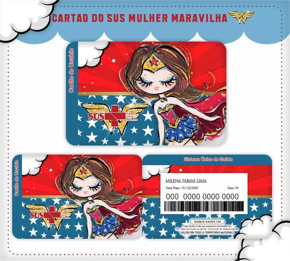 Arquivo Digital - Caderneta de Vacina - Mulher Maravilha