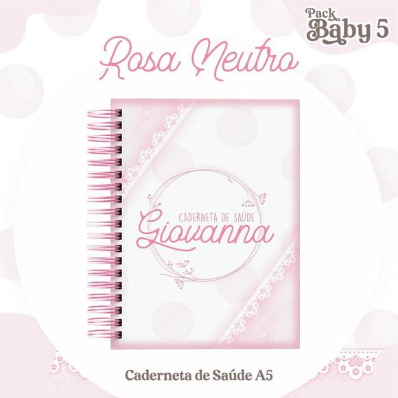 Arquivo Digital - Caderneta de Vacina - Neutro Rosa + Sus