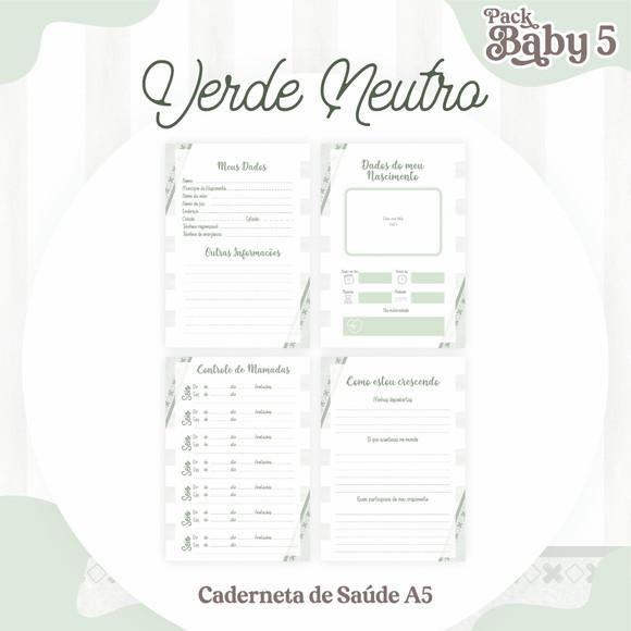 Arquivo Digital - Caderneta de Vacina - Neutro Verde