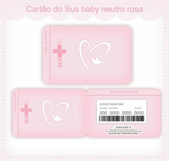 Arquivo Digital - Caderneta de Vacina - Neutro Rosa 03