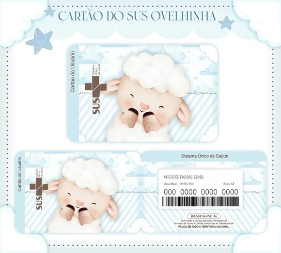 Arquivo Digital - Caderneta de Vacina - Ovelhinha + Cartao