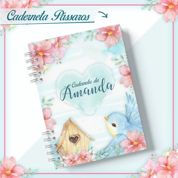 Arquivo Digital - Caderneta de Vacina - Passaros + Cartao