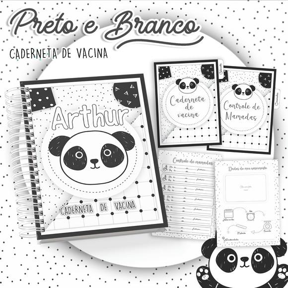 Arquivo Digital - Caderneta de Vacina - Preto e Branco