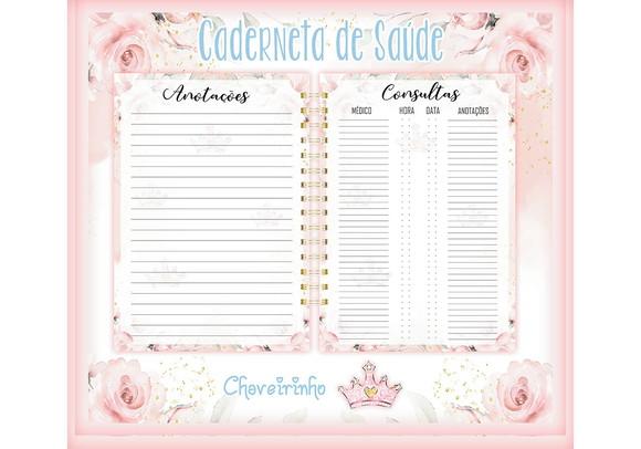 Arquivo Digital - Caderneta de Vacina - Princesas 01