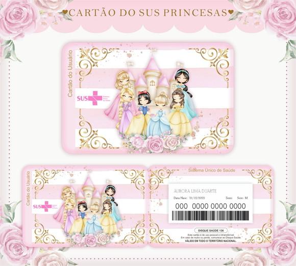 Arquivo Digital - Caderneta de Vacina - Princesas Disney 02