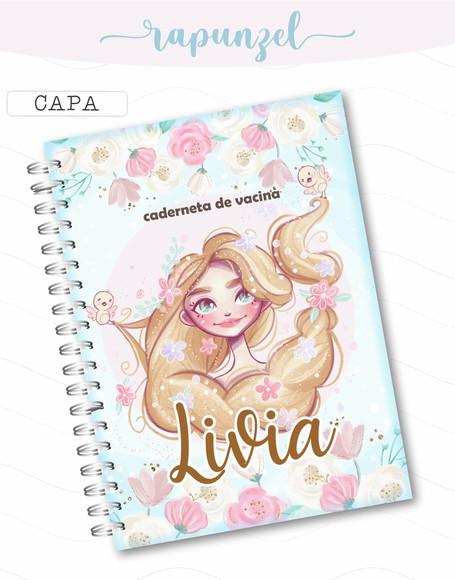 Arquivo Digital - Caderneta de Vacina - Rapunzel + Cartao