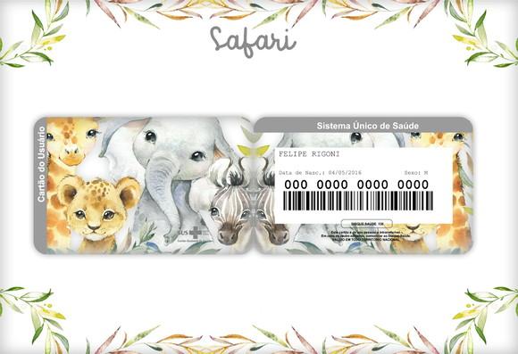 Arquivo Digital - Caderneta de Vacina - Safari Chick