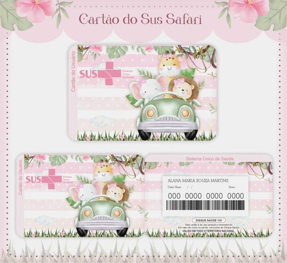 Arquivo Digital - Caderneta de Vacina - Safari Menina L01