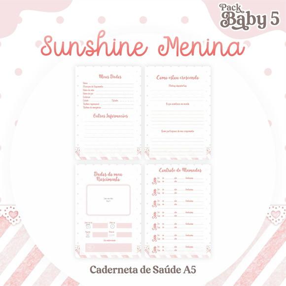 Arquivo Digital - Caderneta de Vacina - Sunshine Menina