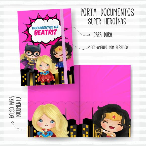 Arquivo Digital - Caderneta de Vacina - Super Heroinas