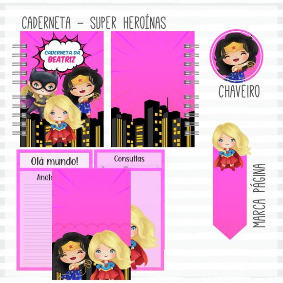 Arquivo Digital - Caderneta de Vacina - Super Heroinas