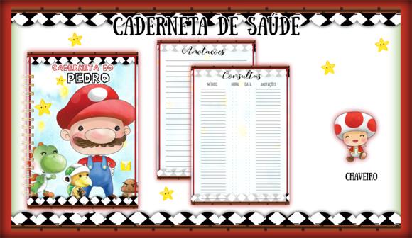 Arquivo Digital - Caderneta de Vacina - Super Mário