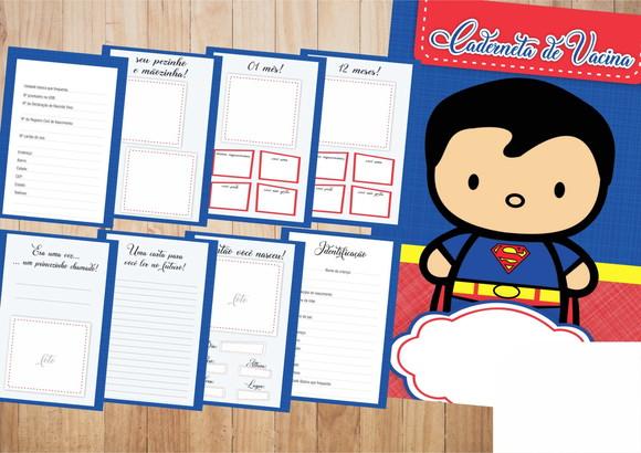 Arquivo Digital - Caderneta de Vacina - Super Homem