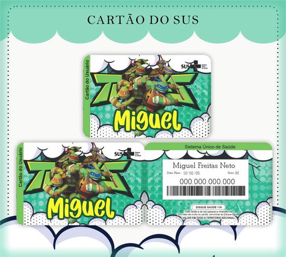 Arquivo Digital - Caderneta de Vacina - Tartarugas Ninja